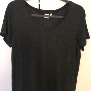 BP charcoal grey v neck short sleeve shirt!!